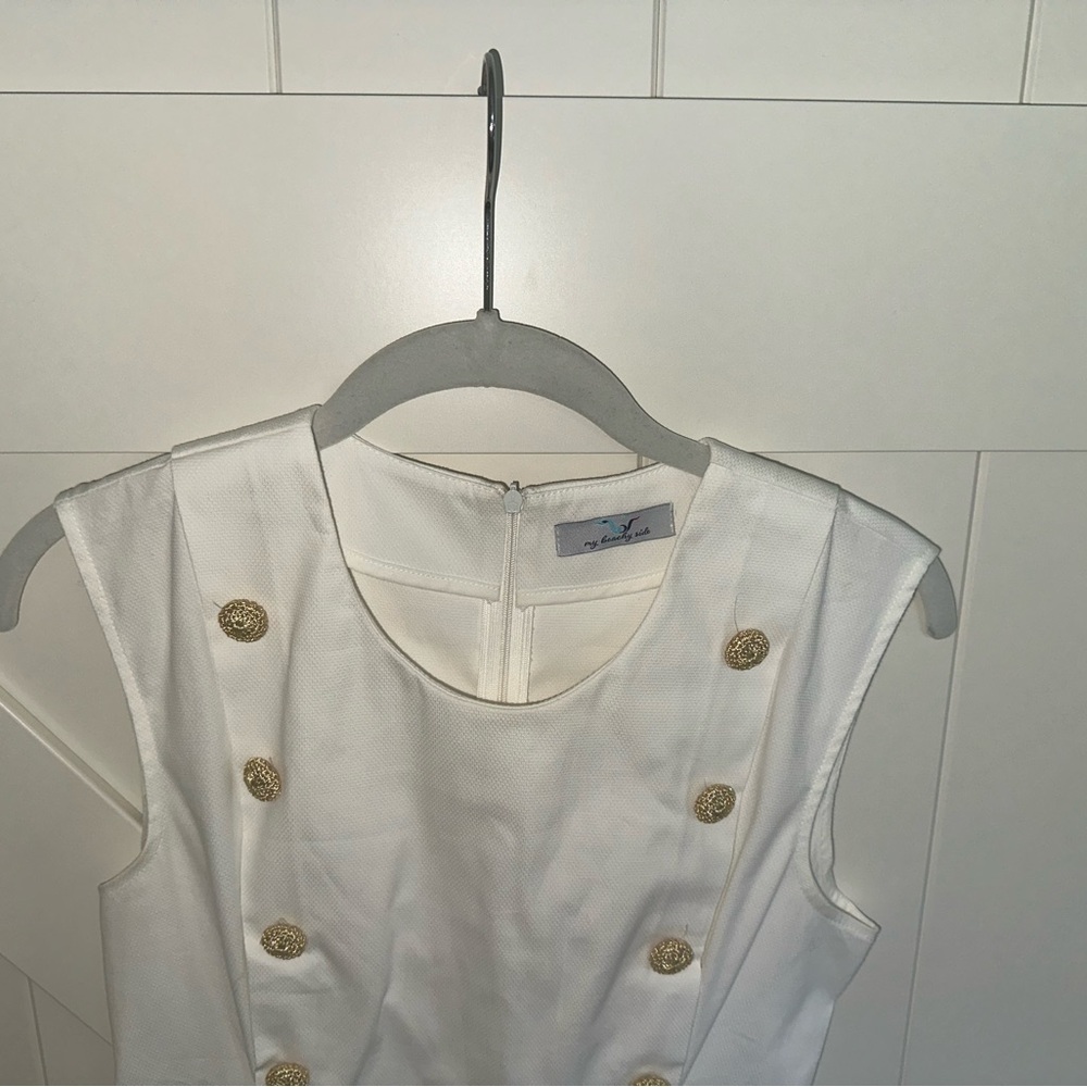 My Beachy Side “Marin” Mini Dress – White (Size S) - Picture 4 of 6